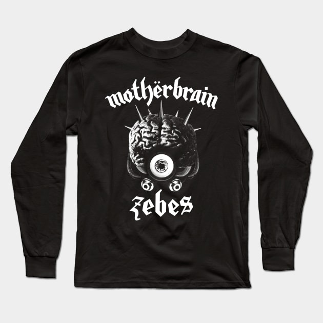 Motherbrain - Zebes Long Sleeve T-Shirt by BiggStankDogg